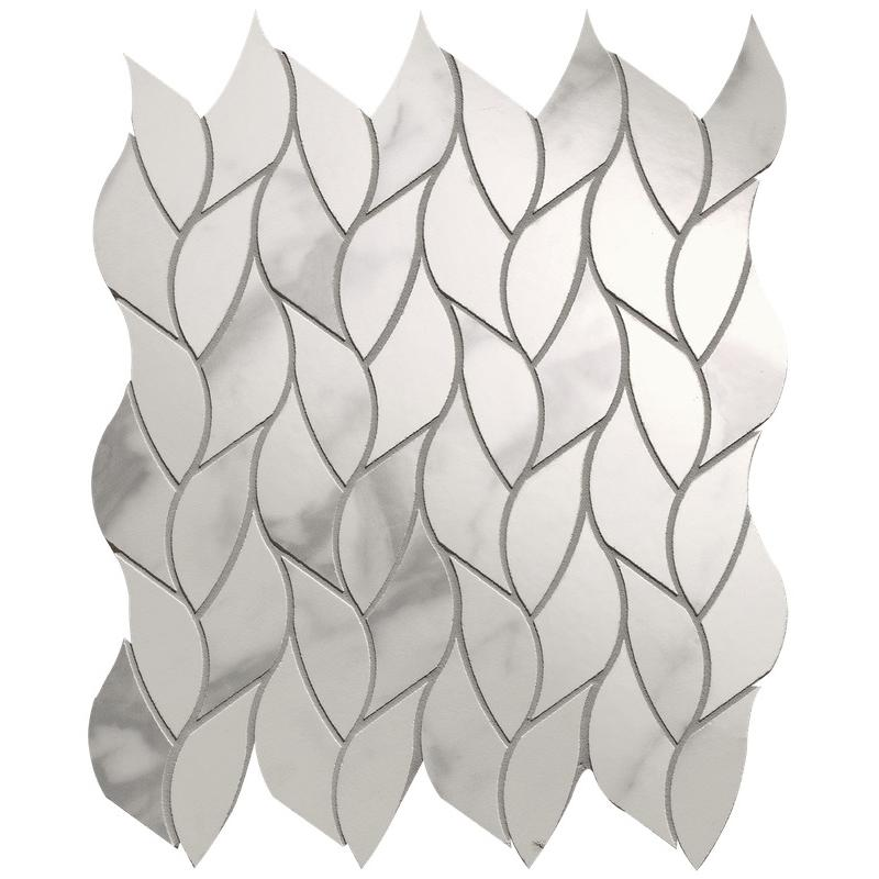 Mosaic Fap Roma Gold Carrara Superiore Leaves Lux 25.9X30.9 - fQMR