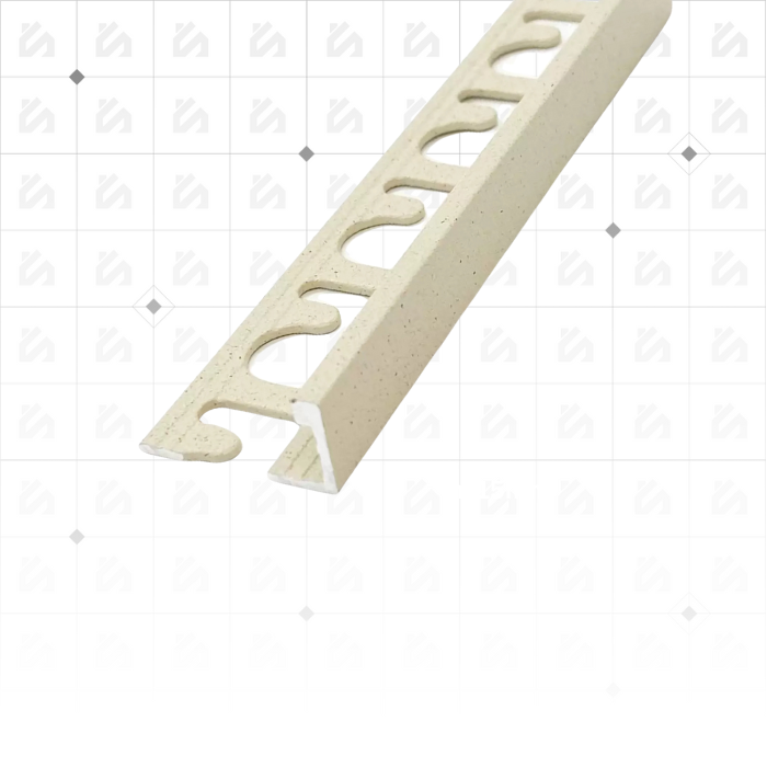 Profile Progress Profiles Proterminal h.11mm lackiertes Aluminium, Steincreme, 2,7 ml
