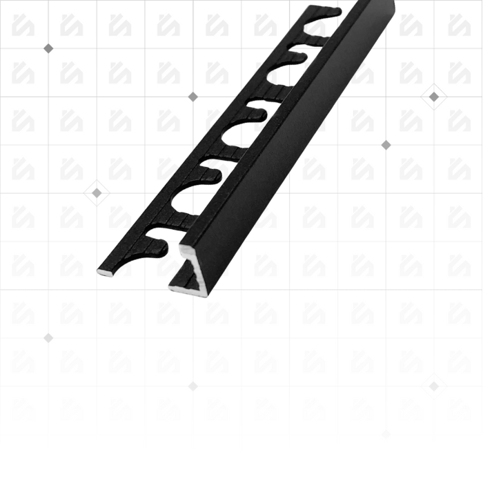 Profile Progress Profiles Proterminal h.11mm lackiertes Aluminium Steinschwarz 2,7ml