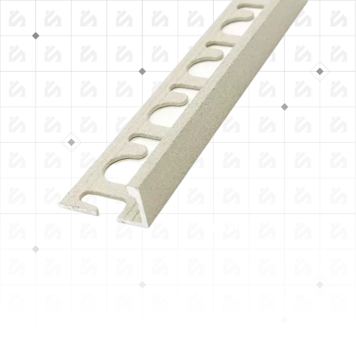 Profile Progress Profiles Proterminal h.11mm lackiertes Aluminium, Steinsand, 2,7 ml