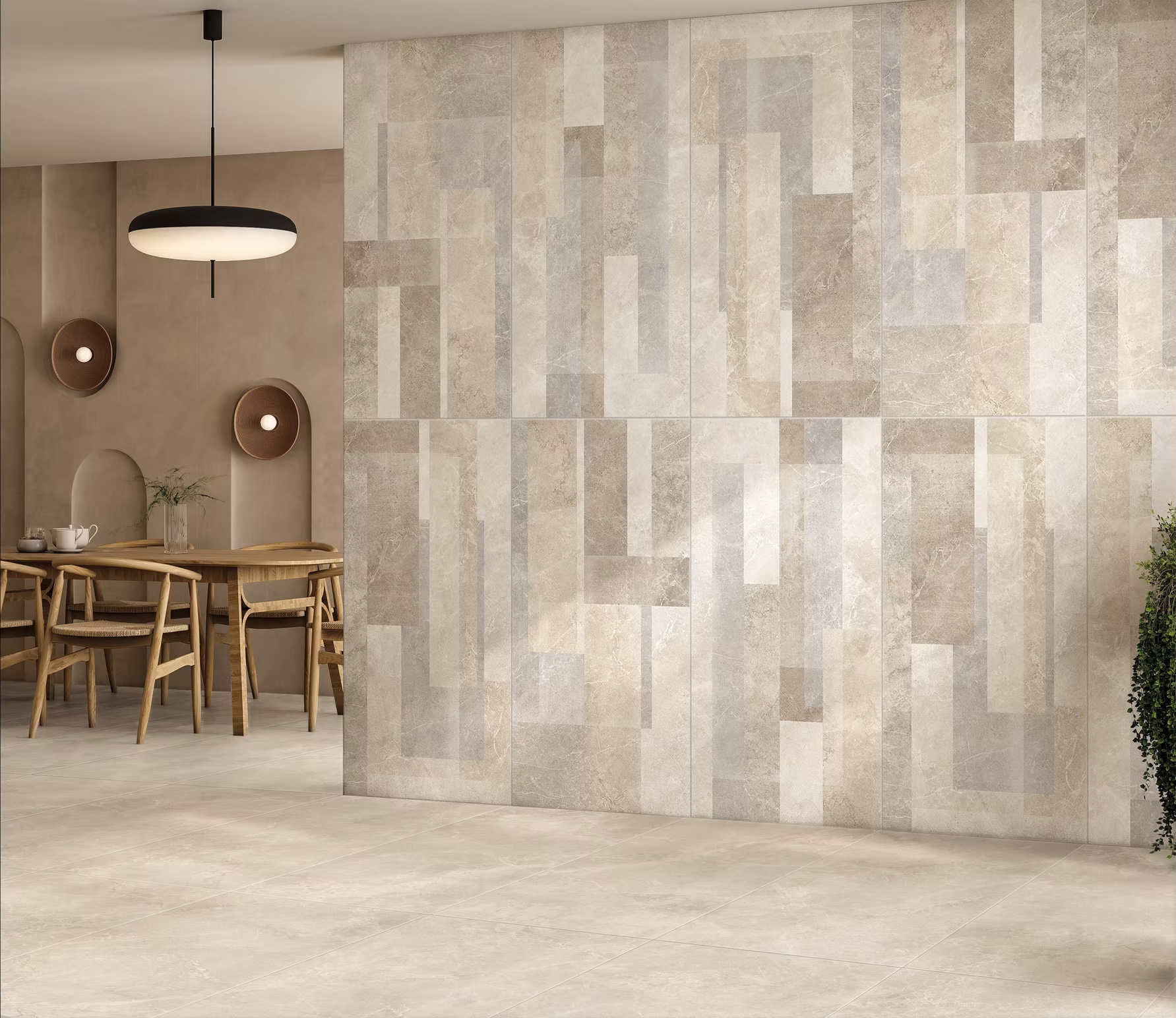 Feinsteinzeug Steinoptik Limestone Beige 60x120 - PTGP-0002