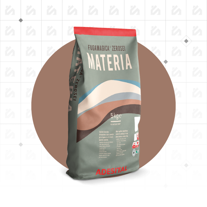 Adesital Fugamagica Zerosei Materia CASTAGNO 5kg - Fugenmörtel