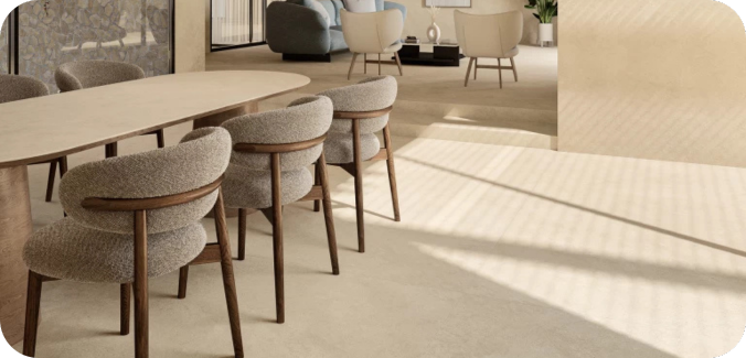 Feinsteinzeug Beige